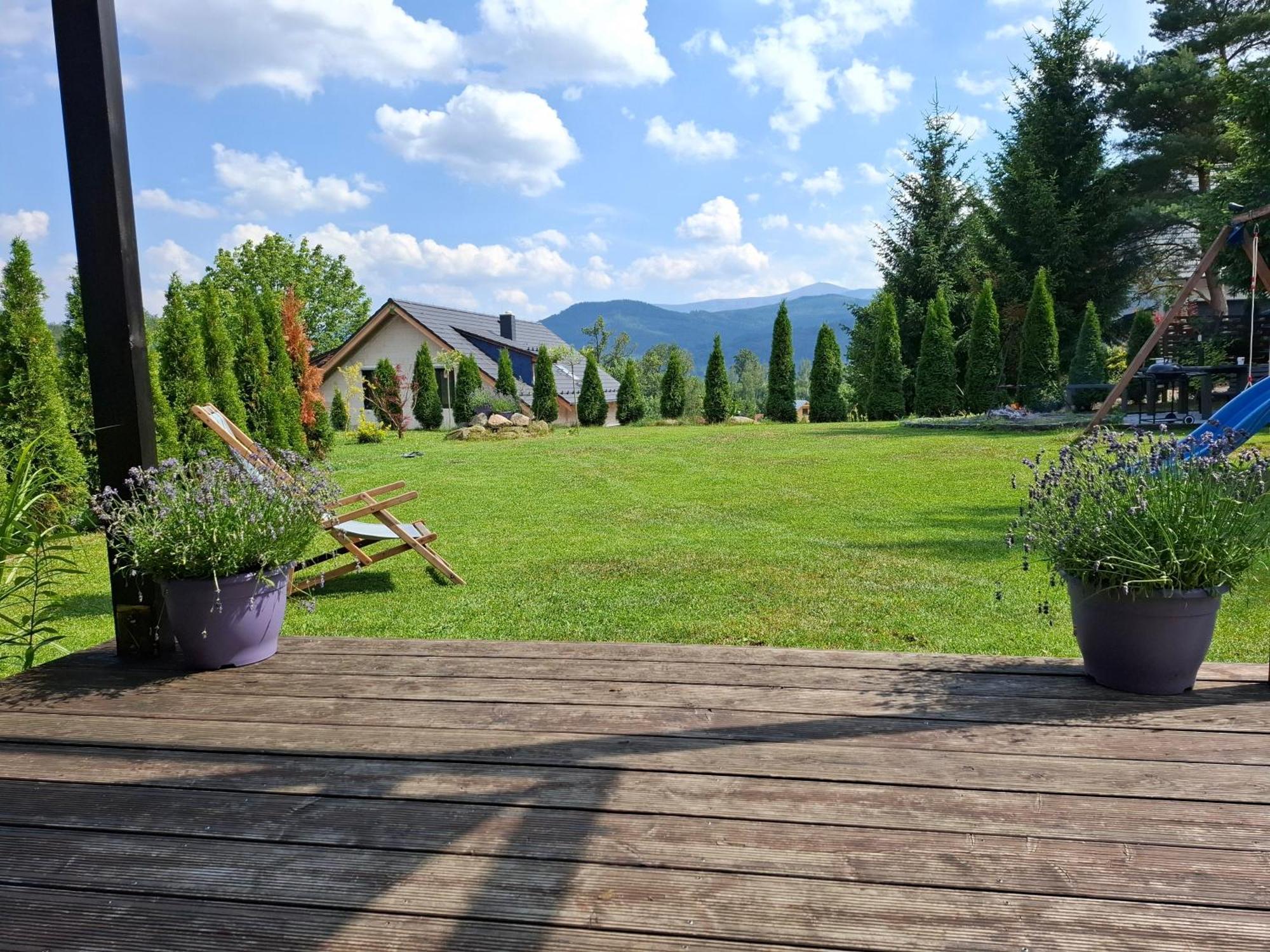 Dom Ukromki Z Kominkiem I Widokiem Na Sniezke Sosnówka Exteriér fotografie
